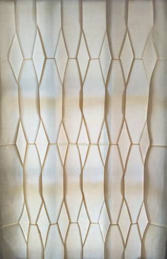 Window Treatment - Harper's Star (Diamond Weave) pleat , pleat designer -  Patricia C. Coleman