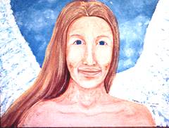 Sky Angel, Patricia C. Coleman, acrylic on canvas