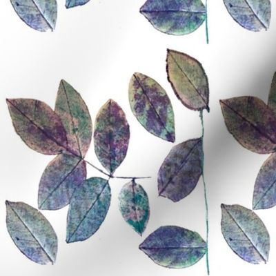 Ash Leaves fabric by Patricia C. Coleman